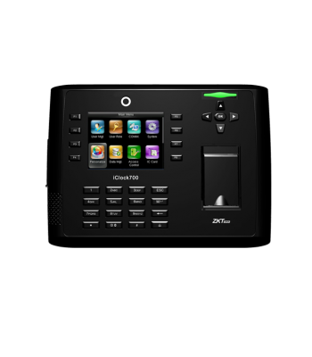 Darba laika uzskaites Kontrolieris pēc pirkstu nospieduma, 3,5” displejs